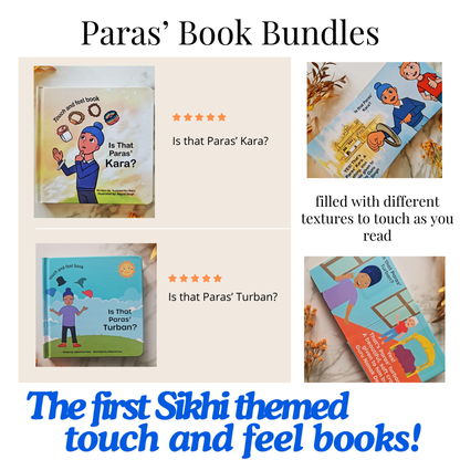 Paras' Book Bundle - touch and feel books